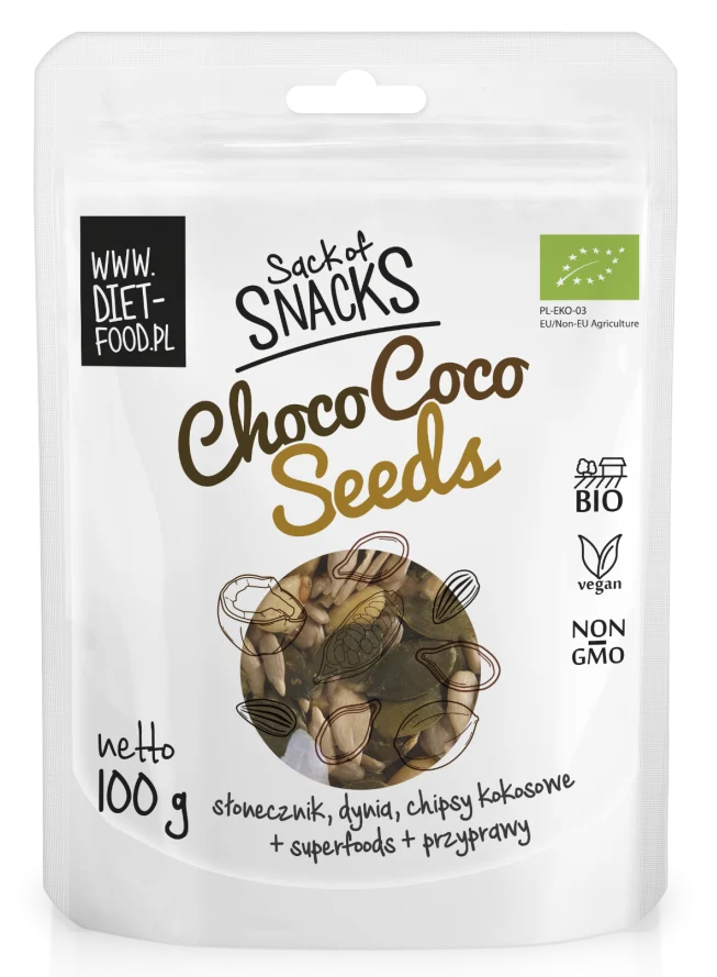 Un mélange de graines de cacao 100g EKO DIET - FOOD