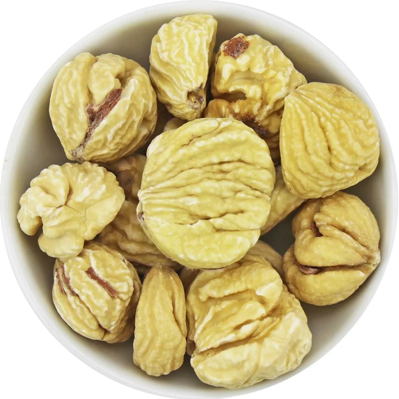 CHÂTAIGNES BIOLOGIQUES SÉCHÉES ET PELÉES (MATIÈRE PREMIÈRE) (25 kg)