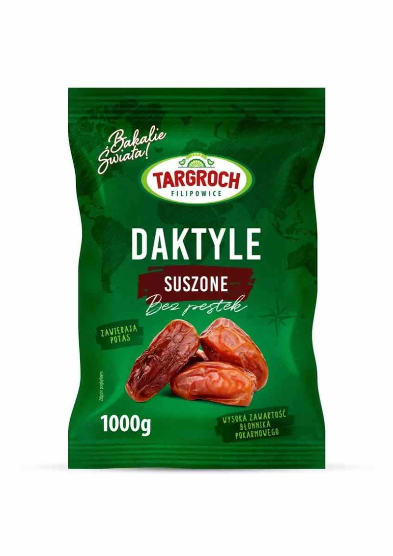 Targroch getrocknete kernlose Datteln Flowpack 1kg