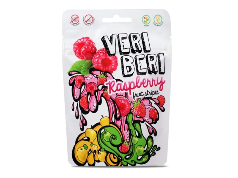 Fèves à la gelée de framboise 50g VERI BERI