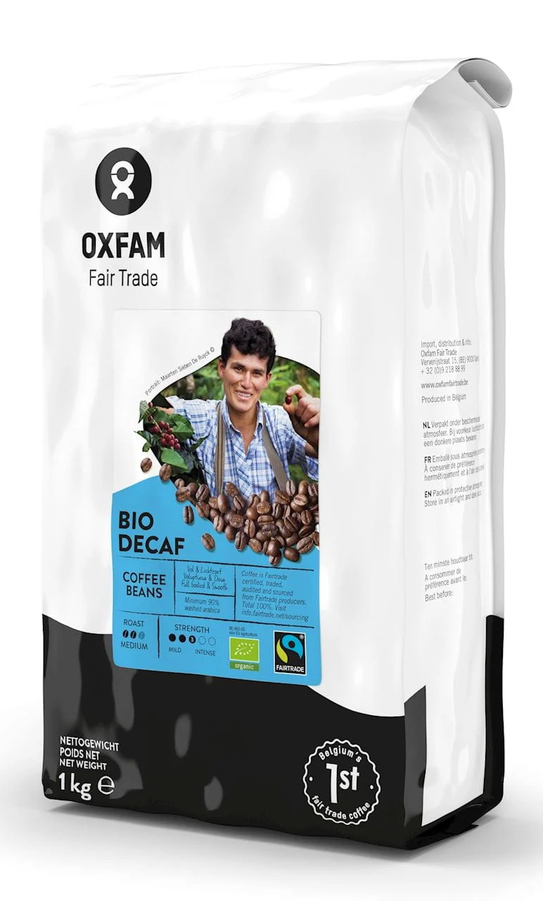 FAIR TRADE ARABICA/ROBUSTA FAIR TRADE 1 kg entkoffeinierte Kaffeebohnen - OXFAM