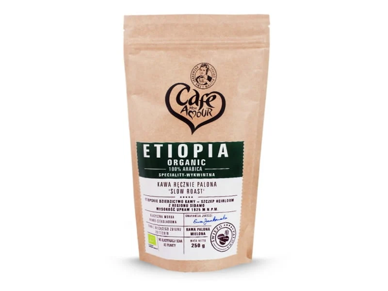 Café torréfié moulu 250g Ethiopie CAFE AMOUR