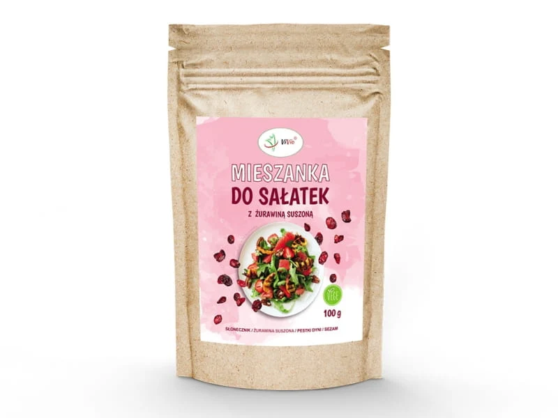 Mélange de salade aux canneberges 100g - VIVIO