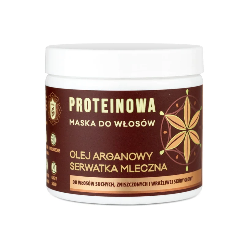 Après-shampooing - masque capillaire à base de lactosérum à l'huile d'argan 250ml NAMI