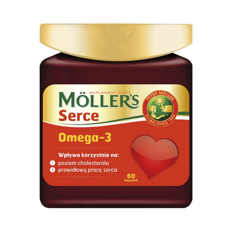 Coeur d'OMEGA - 3 60 gélules MOLLER'S MOLLERS