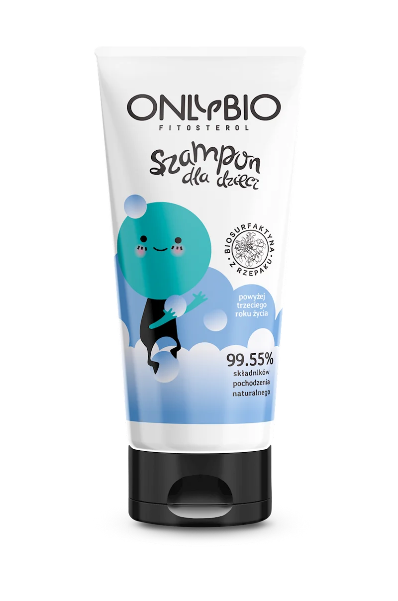 Haarshampoo für Kinder ab 3 - 200 ml Tube - NUR BIO