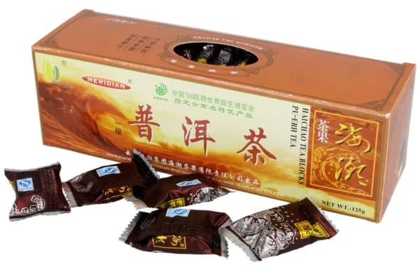 Meridian Pu-Erh Red Tea Cubes 125G