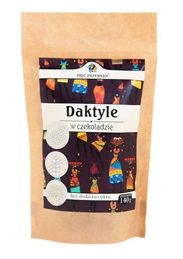 Dattes au chocolat sans sucre sans gluten 140g CINQ CHANGEMENTS