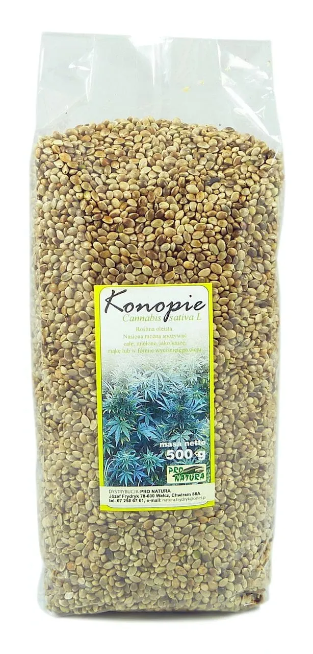 Graines de chanvre entières 500g PRO NATURA